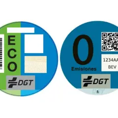 Pegatinas DGT ECO y 0 Emisiones. Conocer las ventajas de la etiqueta eco Catalunya es clave para vehículos eficientes.