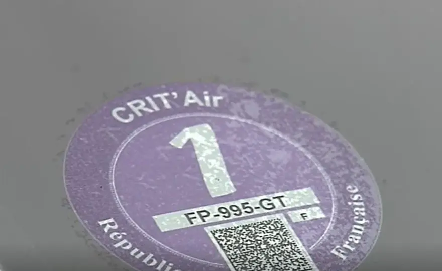 Pegatina Crit'Air - Guía completa para viajar por Francia sin multas