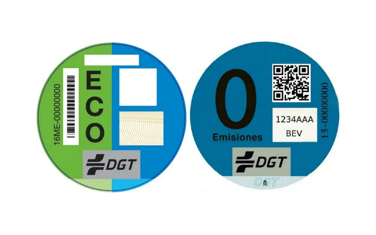 Pegatinas DGT ECO y 0 Emisiones. Conocer las ventajas de la etiqueta eco Catalunya es clave para vehículos eficientes.